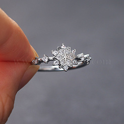Anneaux en laiton micro pave clair zircone cubique&nbsp;FS-WGF1294-06