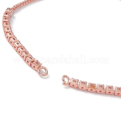 Herstellung von Tennis-Slider-Armbändern aus Messing mit Strassen&nbsp;KK-E068-VD015-3