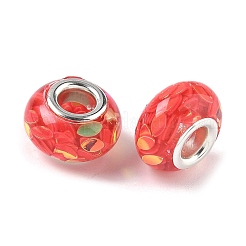 Perline europee rondelle in resina trasparente&nbsp;RESI-S023-30