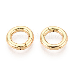 Anillos de puerta de resorte de latón&nbsp;KK-T078-20G-02