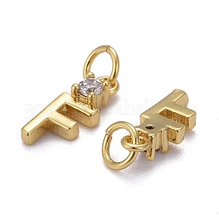 Pendentifs en laiton zircon cubique transparent&nbsp;ZIRC-Z011-35F