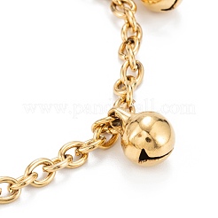 PVD-Vakuumbeschichtung 304 Edelstahl-Charm-Armbänder&nbsp;STAS-A052-34G