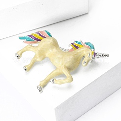 Emaille-Anstecker mit Einhorn-Motiv&nbsp;PW-WG98FA0-01