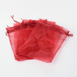 Organza-Geschenktüten mit Kordelzug&nbsp;OP-R016-17x23cm-03