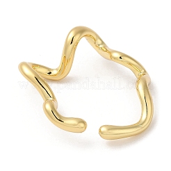 Offene Manschettenringe aus Messing&nbsp;RJEW-Q778-20G