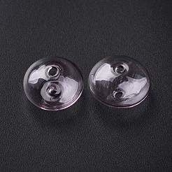 Perles de globe en verre soufflé à la main transparent&nbsp;GLAA-T012-52E