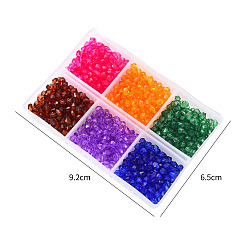 Perline acrilico trasparente&nbsp;TACR-YW0001-4MM-03
