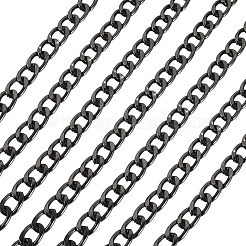 5 m lange kubanische Gliederketten aus oxidiertem Aluminium&nbsp;CHA-TA0001-32