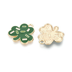 Emaille-Anhänger aus Legierung zum St. Patrick's Day&nbsp;ENAM-T024-39A-G