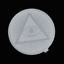 Stampo per statua in silicone fai da te occhio della Provvidenza/occhio che tutto vede&nbsp;AJEW-D052-02