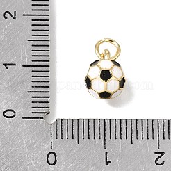 Breloques en laiton émaillé 3D&nbsp;KK-CBAEEA8-01G