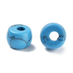 Perline turchesi sintetiche tinte&nbsp;G-C134-03C-01