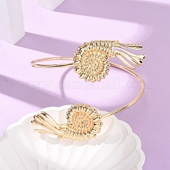 Bracelets manchette en alliage&nbsp;BJEW-Z168-01G-04