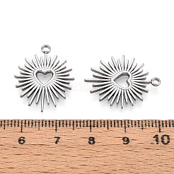 Anlaufgeschützte Anhänger aus 304er Edelstahl&nbsp;STAS-I671-01P