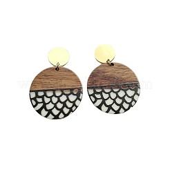 Résine en alliage boucles d'oreille&nbsp;WG488F4-03