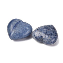 Natürlicher blauer Aventurin-Herz-Liebesstein&nbsp;G-O174-10