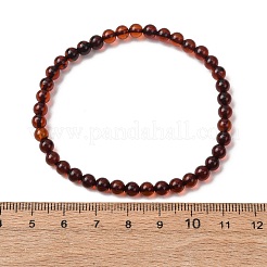 Stretcharmbänder aus natürlichem Bernstein für Damen und Herren&nbsp;BJEW-D462-01A