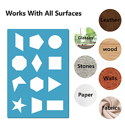 Handarbeitsvorlage für Acrylohrringe&nbsp;DIY-WH0359-024