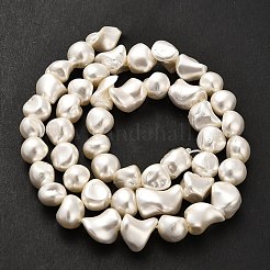 Fili di perle di conchiglie galvanizzate&nbsp;BSHE-C009-01A