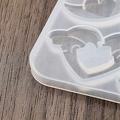 Herz DIY Silikon Ornamente Anhänger Formen&nbsp;SIMO-R012-02