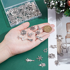 80 pendentif en alliage de style tibétain sur le thème de Noël&nbsp;FIND-UN0010-14