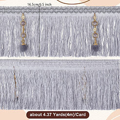 4 m Fransenquastenbesatz aus Polyester&nbsp;DIY-OC0013-37E