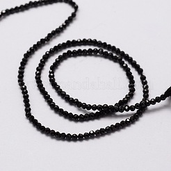 Natürliche schwarze Spinell-Perle Stränge&nbsp;G-M298-26