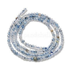 Natürliche Aquamarin Perlen Stränge&nbsp;G-RM2025-A17-2mm