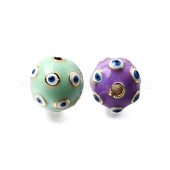 Abalorios de esmalte de bronce&nbsp;KK-CBA0E55-01B-G