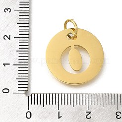 Colgantes de acero inoxidable 304 con revestimiento iónico (IP)&nbsp;STAS-M074-01G-O