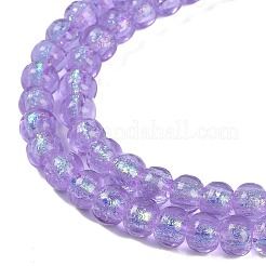 Fili di perline di lampwork in lamina fatti a mano&nbsp;FOIL-K003-04