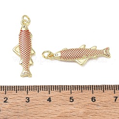 Ciondoli smaltato in ottone&nbsp;KK-CBA9234-13G-03