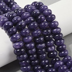 Chapelets de perles en jade blanc naturel teinté&nbsp;G-G107-A13-01