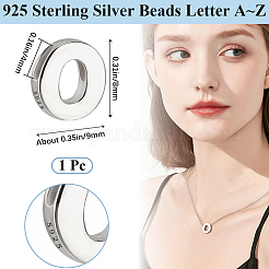 Abalorios de plata esterlina&nbsp;STER-WH20005-02O
