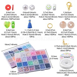 Kit de fabrication de collier bracelet heishi diy&nbsp;DIY-YW0006-75