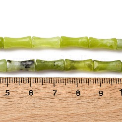 Natur Xiuyan Jade Perlen Stränge&nbsp;G-L624-G05-12x5mm