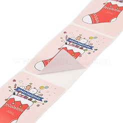 200 Stück selbstklebende Papieraufkleber mit Weihnachtsmotiven.&nbsp;DIY-M070-02H