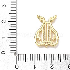 Messing micro pave klare zirkonia anhänger&nbsp;KK-D289-01G-03