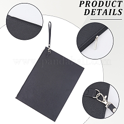 Bolsa rectangular de cuero sintético para reuniones&nbsp;AJEW-WH20019-115B