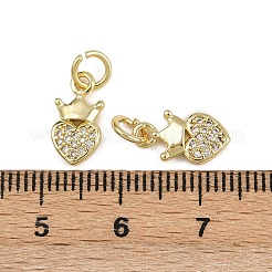 Ottone micro spianare pendenti zirconi&nbsp;ZIRC-I367-02G-02