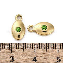Echte 14 Karat vergoldete Anhänger aus 304er Edelstahl&nbsp;STAS-R005-09G-03