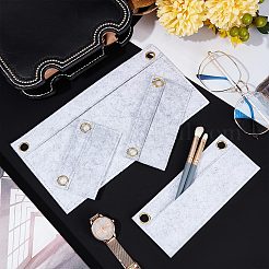 4 Stück 4 Stile Wollfilz Geldbörse Organizer Einsatz&nbsp;DIY-CN0002-11