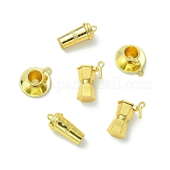 6 pendentif en laiton à thème café&nbsp;KK-CJ0003-15