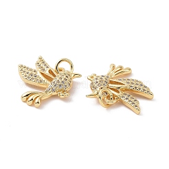 Ottone micro spianare pendenti zirconi&nbsp;ZIRC-I063-37G