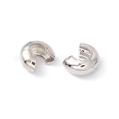 Ottone crimpare perline coperture&nbsp;KK-P219-05B-P