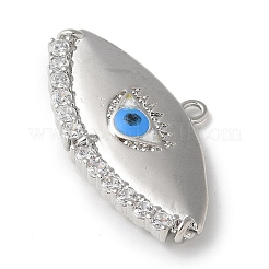 Placage en rack laiton micro pave pendentifs en émail de zircone cubique&nbsp;KK-P290-56A-P