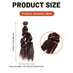 6 Stück 6 Stile PP/Faser-Twist-Geflecht&nbsp;DIY-GL0005-60