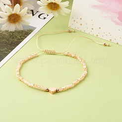 Ensembles de bracelets de perles tressées en fil de nylon&nbsp;BJEW-JB06456