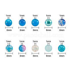 200 stücke 10 stile diy runde glasperlen-sets&nbsp;DIY-CJ0001-96