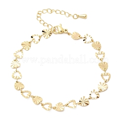 Armband aus Messinggliedern für Damen&nbsp;BJEW-K298-05G